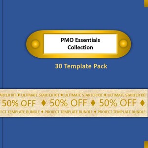 PMO Essentials Collection | 30 Professional Project Management Templates | IT Project Management | Microsoft Word & Excel