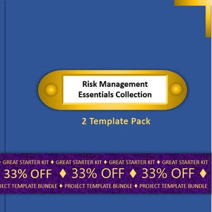 Risk Management Essentials Collection | RAID Log & Risk Management Plan Templates | Word / Excel PMO Tools