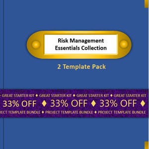 Risk Management Essentials Collection | 2 Project Management Templates | Project Management | Microsoft Word & Excel