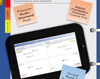 MoSCoW Prioritization Framework Template | Requirements Prioritization | Microsoft Word, Excel & PowerPoint | Framework Guide + Example
