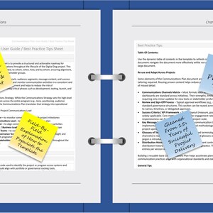 Communications Plan Template | IT Project Management | Microsoft Word | Includes User Guide + Completed Example PDF image 5