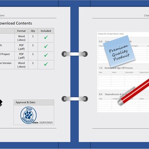 Communications Plan Template | IT Project Management | Microsoft Word | Includes User Guide + Completed Example PDF image 7