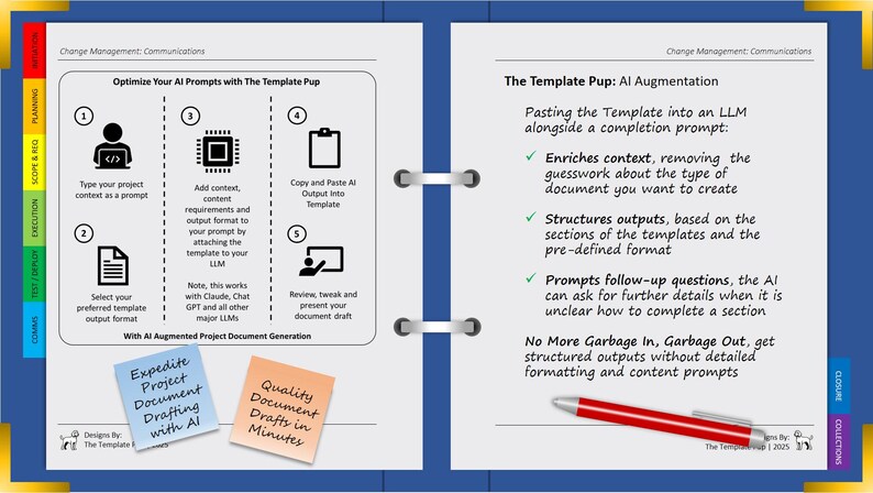 Communications Plan Template | IT Project Management | Microsoft Word | Includes User Guide + Completed Example PDF image 9