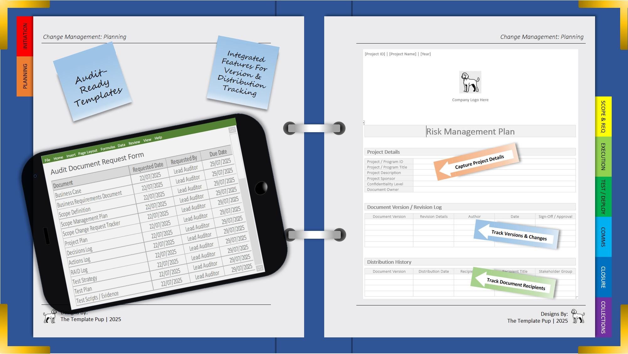 Risk Management Plan Template | IT Project Management | Risk Mitigation ...