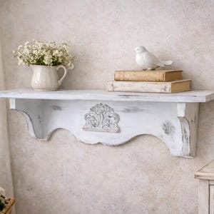 Mensola A Parete Stile Barocco Veneziano – Consolle Finto Vintage Shabby Chic, Vari Colori – Idea Casa