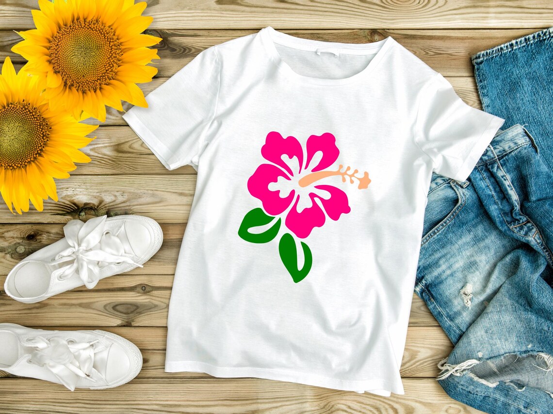 Hibiscus Flowers Svg Bundle, Hibiscus Svg Png, Tropical Floral Clipart ...