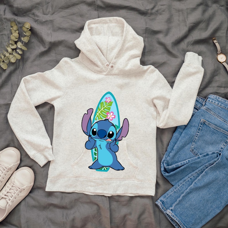Lilo och Stitch akvarell Clipart, Lilo & Stitch Clipart, söt Lilo PNG, Stitch PNG, ängel PNG, handritad Stitch Lilo, akvarell Cliparts bild 8