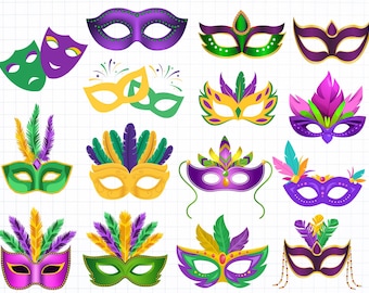 マルディグラSVGバンドル、マルディグラクリップアートバンドル、クリカット用マルディグラSVGファイル、マルディグラSVGカットファイル