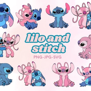 Stitch PNG Bundle, Stitch SVG, T Shirt Designs, Stitch png, Lilo and stitch svg, Stitch Layered Bundle Files, Lilo and stitch clipart png