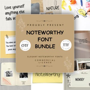 Goodnotes Fonts Mega Bundle: Handwritten Teacher Fonts (PDF Download