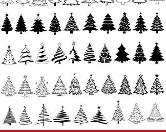 Christmas Tree Svg, Merry Christmas Tree SVG,Christmas Tree Silhouette,Christmas Tree Clipart,Christmas Tree Outline,Christmas Ornaments Svg
