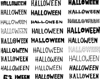 Halloween Font Bundle: Spooky, Dripping, Scary Alphabet (TTF, OTF)