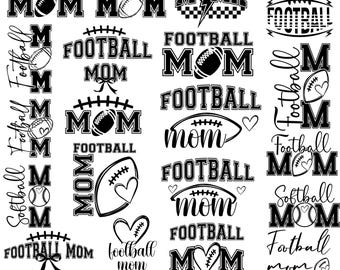 Football Mom SVG Bundle: Cricut & Silhouette Cut Files