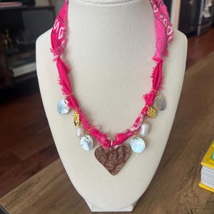 Bandana Charm Necklace