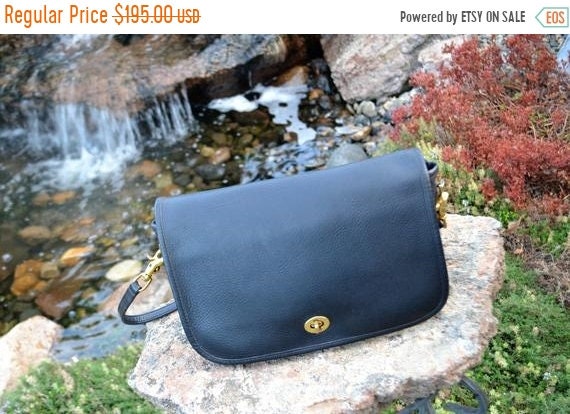 New Day COACH, Coach Bag, Vintage Coach, Navy Blue