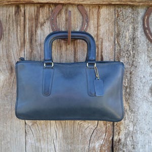 Vintage Coach Willis Bag Navy - Etsy