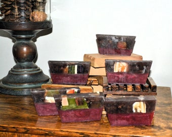 Chocolate Berries Soap ~Large  Bar~ Artisan Soap~ Handmade Soap~ Vegan Soap~ Chocolate & Berries  Soap