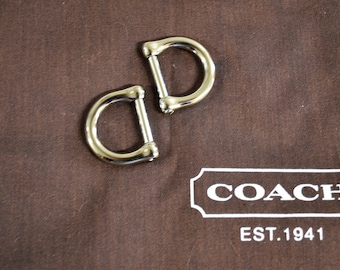 Coach replacement  D Rings, Brass or  Nickle, Coach Hardware