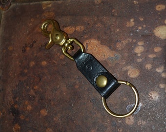 COACH NWOT Keychain, Trigger snap key fob  Brass,