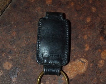 Vintage Coach, Coach Key chain, Black COACH key ring,  Coach, Coach  USA