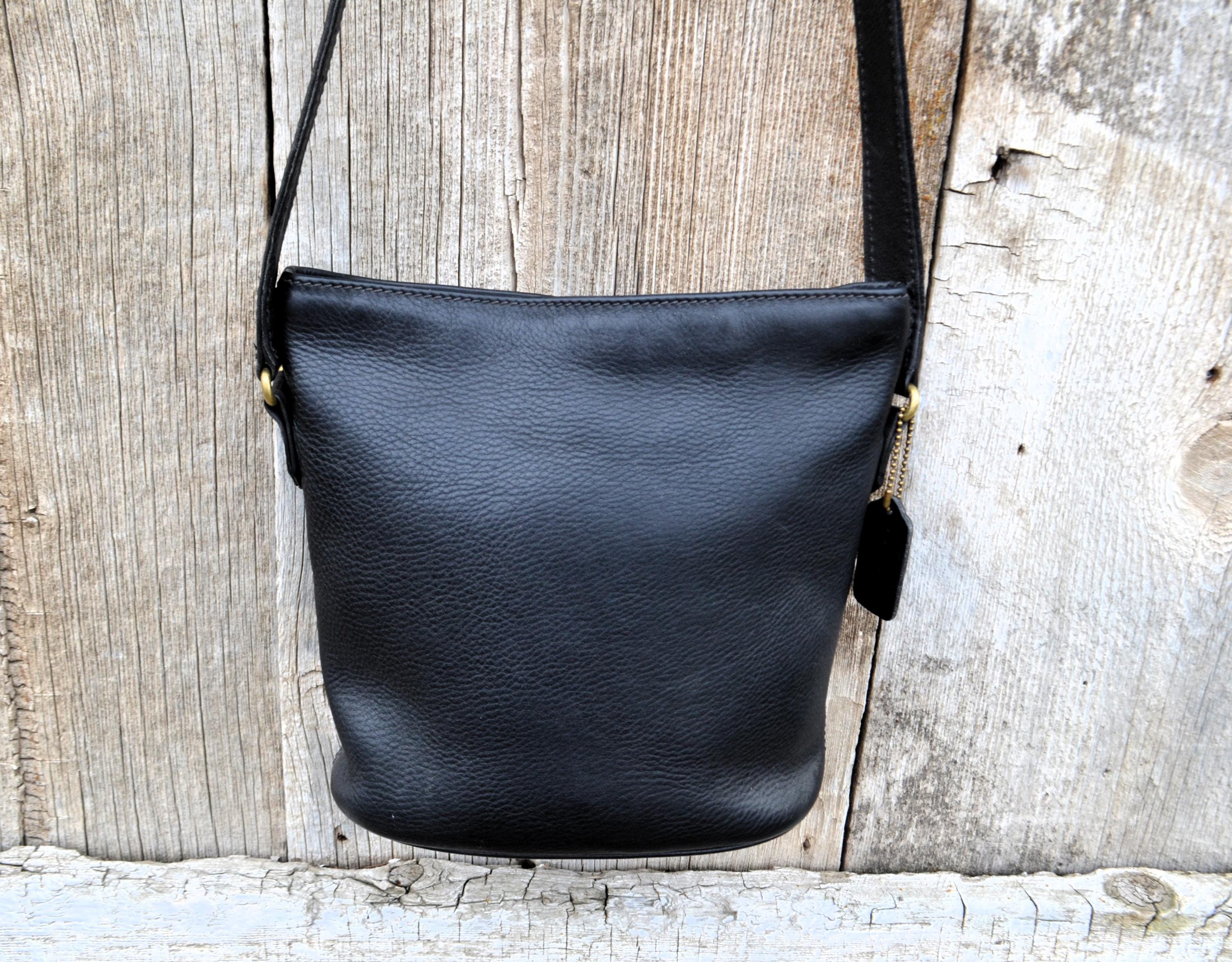 Vintage Coach Sonoma Bucket, Bonnie Cashin Coach, Black Leather