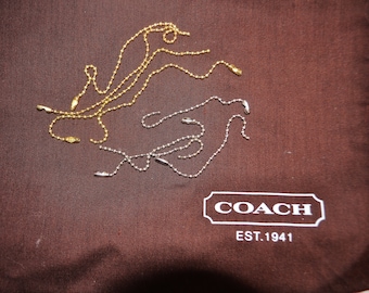 Coach replacement chain,  Brass, Nickle chain made in USA