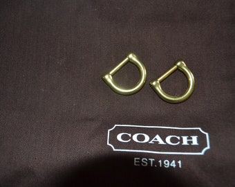 Coach replacement  D Rings,  Brass, Coach Hardware