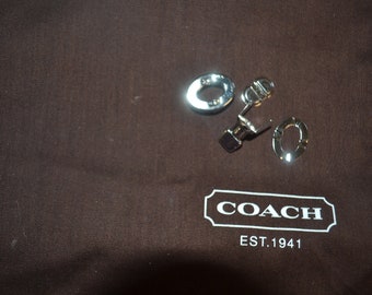 Coach replacement turn lock,  Brass,  Nickel