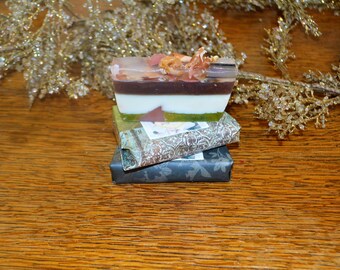 Basil Sage Mint  Soap~ All Natural  Soap ~Basil Sage Mint ,Handcrafted Soap~ Shower Favors~ Wedding~ Party Favors