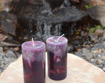 Candle, Handcrafted Candle,  Tranquil Moments Candle, Cranberry Spice ,Round  Pillar, XX LARGE Candle,   6 x 6, Triple Wicks