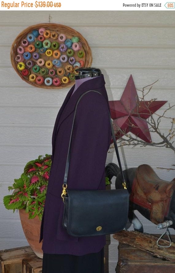 Fall Sale COACH~Coach Bag~Vintage Coach~Navy Blue