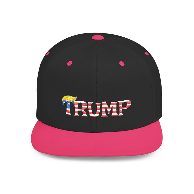 Geborduurde Trump Snapback Hat, Trump 2026-campagnehoed, support Trump Snapback Hat, Trump Trucker Hat, Republikeinse cadeau, politieke steun afbeelding 2