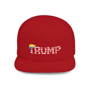 Geborduurde Trump Snapback Hat, Trump 2026-campagnehoed, support Trump Snapback Hat, Trump Trucker Hat, Republikeinse cadeau, politieke steun afbeelding 5