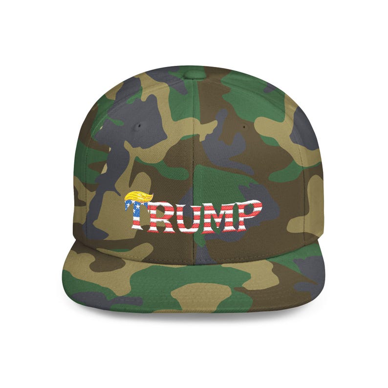 Geborduurde Trump Snapback Hat, Trump 2026-campagnehoed, support Trump Snapback Hat, Trump Trucker Hat, Republikeinse cadeau, politieke steun afbeelding 4