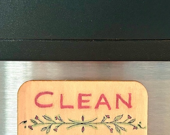 Magnetic Dishwasher Sign- Bright