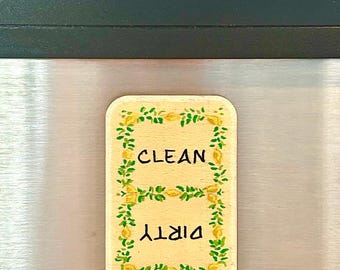 Magnetic Dishwasher Sign- Lemony Fresh