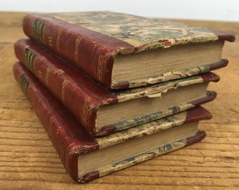 2024年ファッション福袋 Antique German Books 3 of Set German 1803 1802 Books 洋書