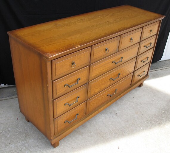 Vintage Sumter Cabinet Co 13 Drawer Dresser Korn Industries