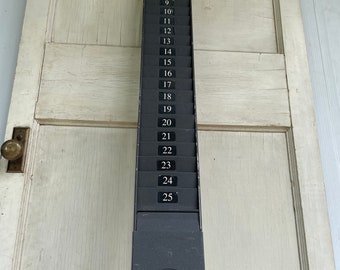 Vintage Lathem Time-card Rack - Retro Industrial Time Card