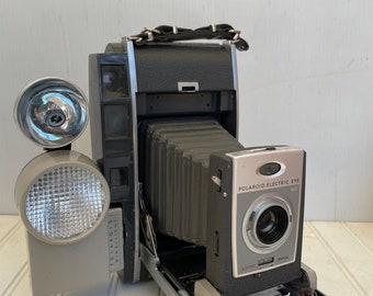 Vintage Polaroid Electric Eye Land Camera, Model 900, Original Box
