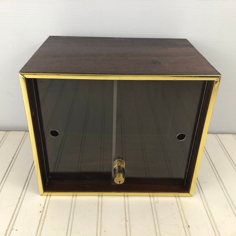 Vintage Counter Top Display Case Locking Display Case with Etsy