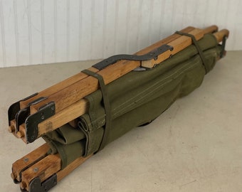 vintage camp cot