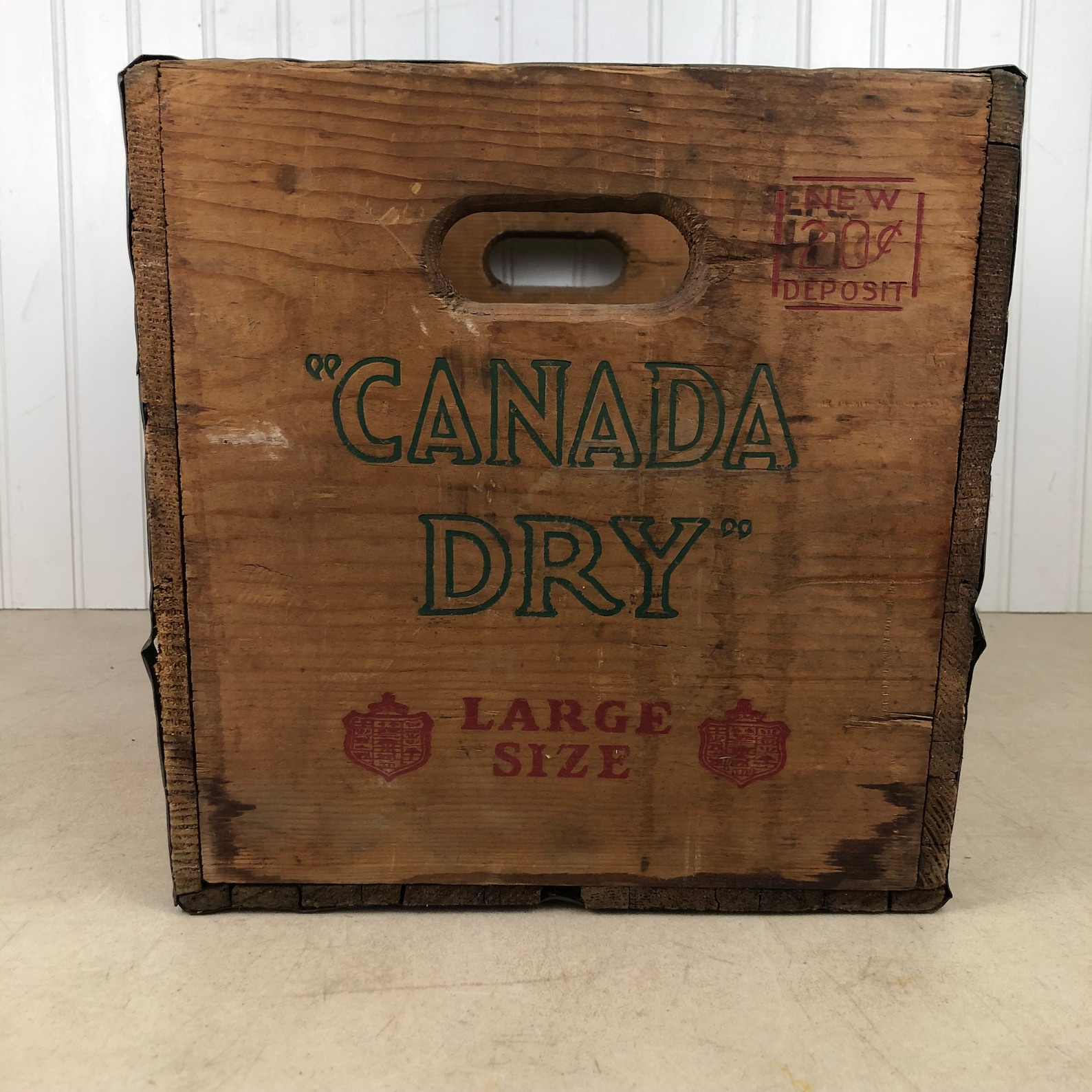 Vintage Wood Canada Dry Crate Advertising Box Canada Dry Etsy