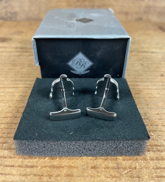 Ravi Ratan Sterling Silver Cuff Links - Capitol B… - image 9