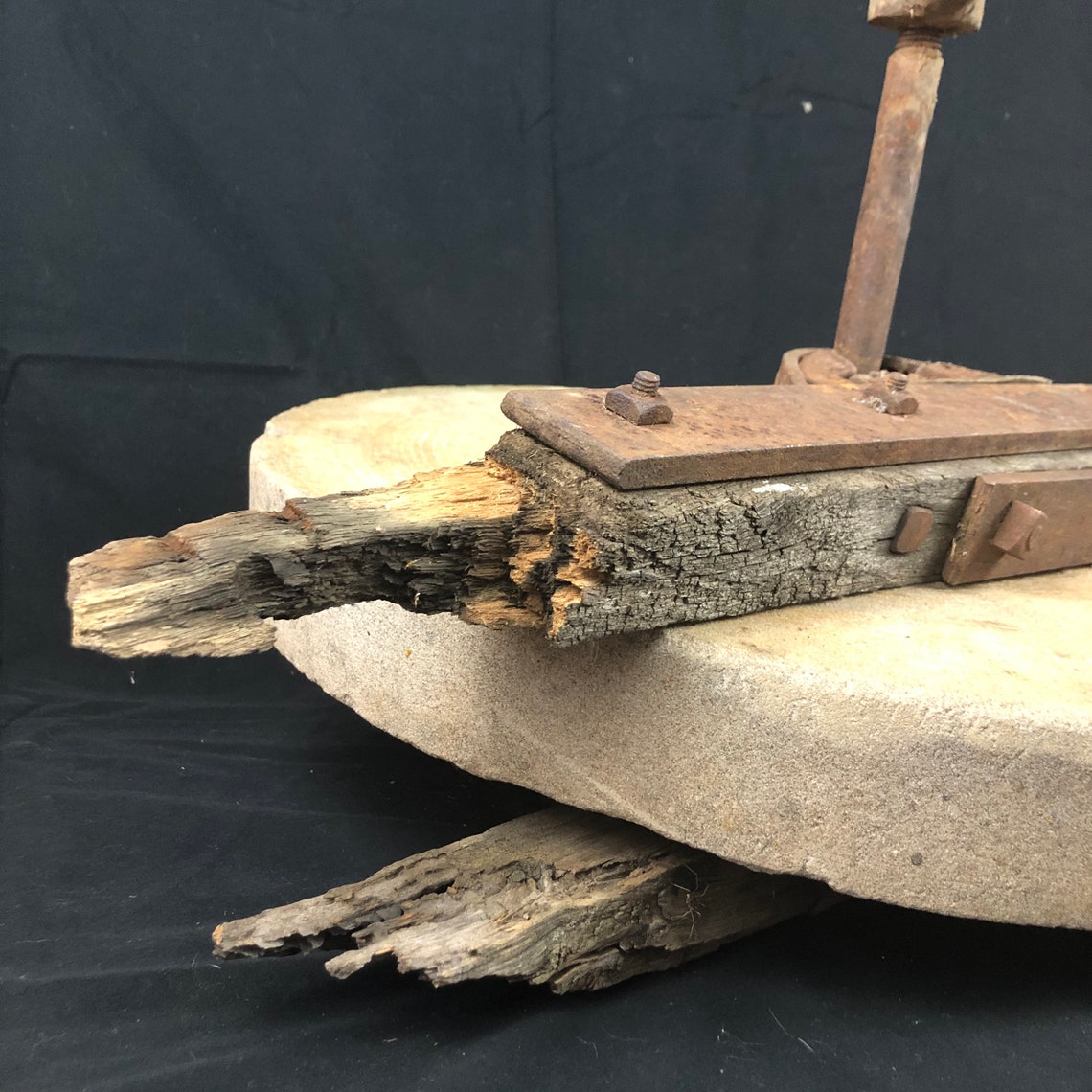Antique Sharpening Stone Sharpening Wheel Grinding Wheel Etsy