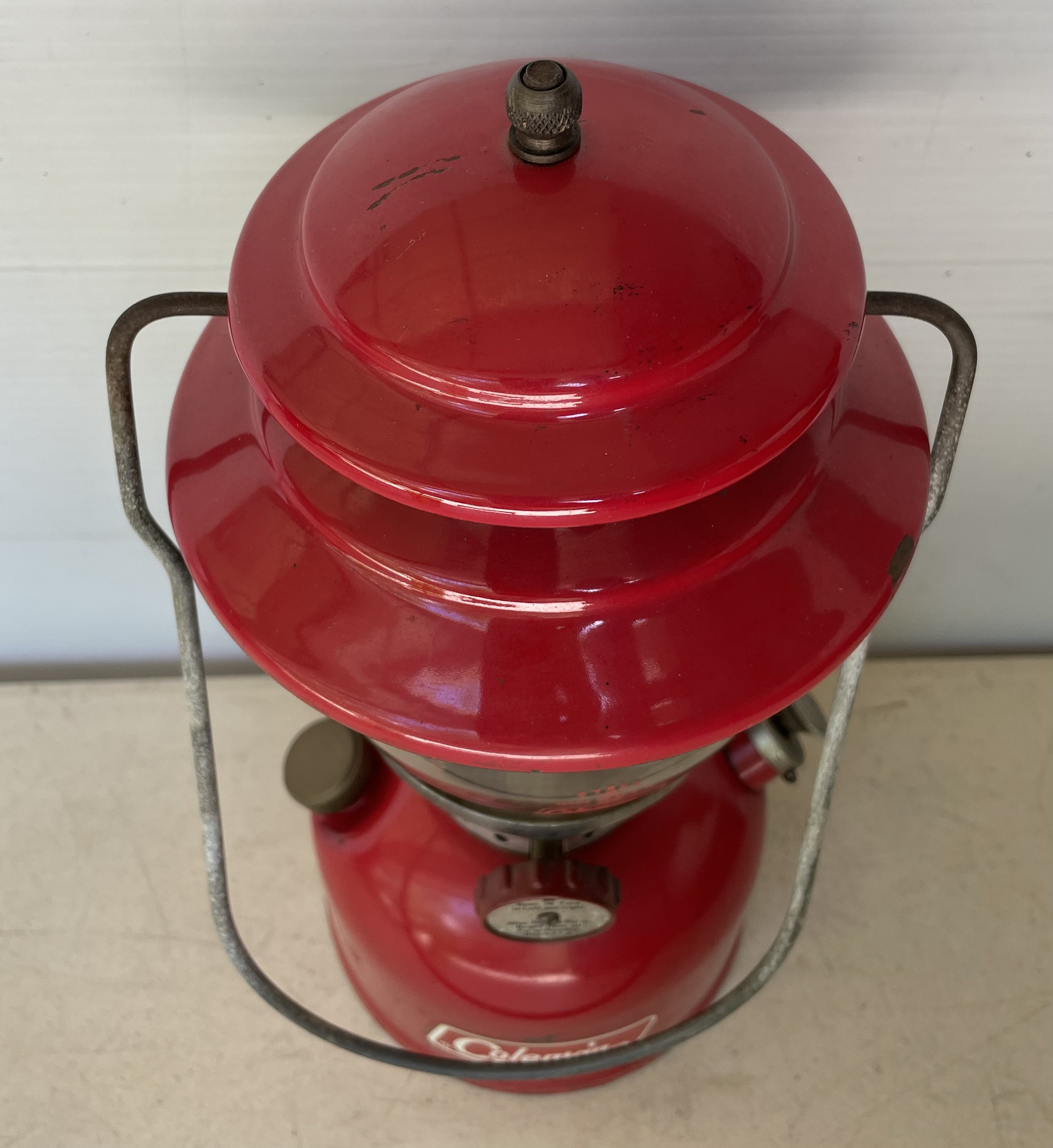 Vintage Red Coleman Lantern - Model 200A - Dated 6/71 - Etsy
