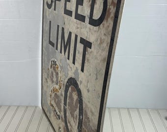 Vintage 20 MPH Speed Limit Sign - Etsy