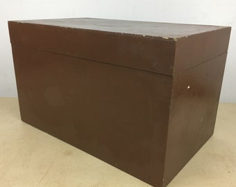 Vintage Brown Storage Box - Toy Box