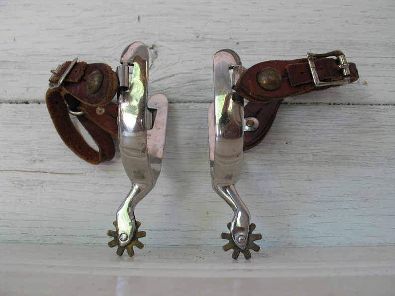 Vintage Western Cowboy Spurs Etsy