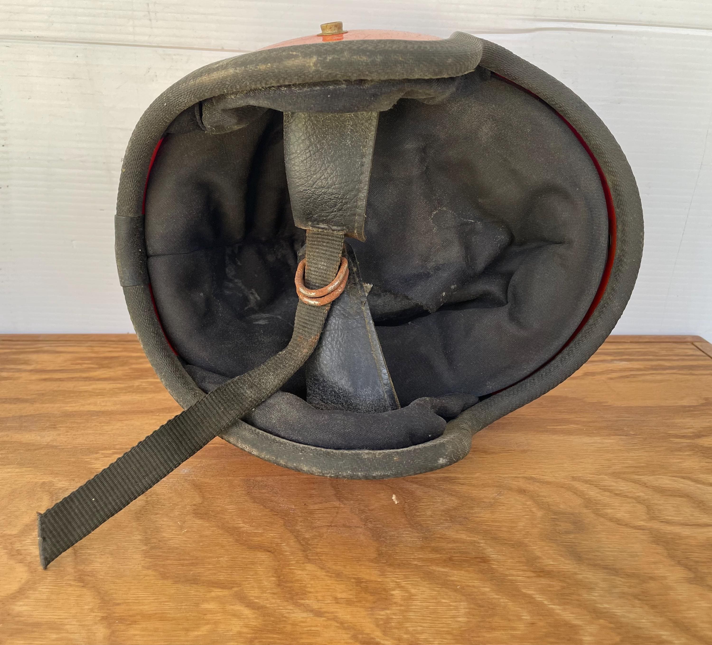 Vintage Buco Enduro Motorcycle Helmet - Open Face - 1970s Checker